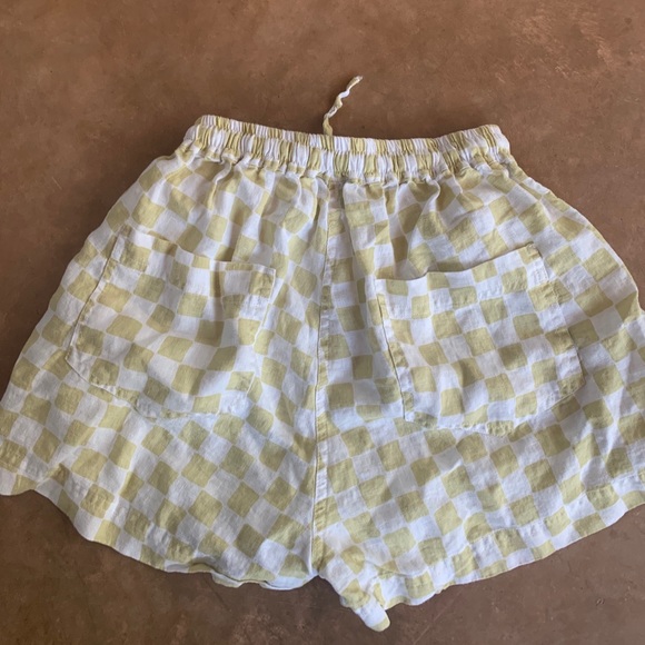 linen check shorts - Picture 5 of 7